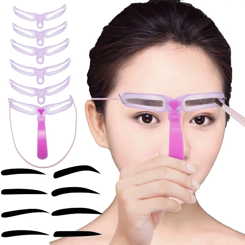 8 In1 Eyebrow Shaping Template